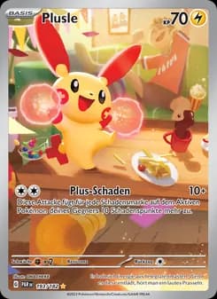 Plusle card in German