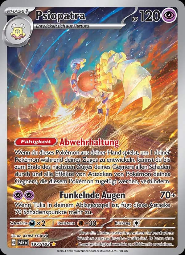 Psiopatra card in German