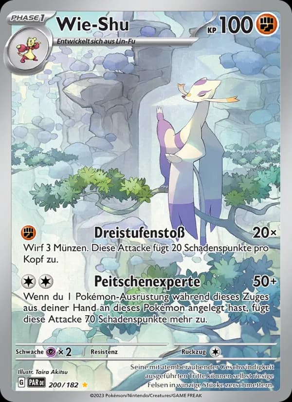 Wie-Shu card in German