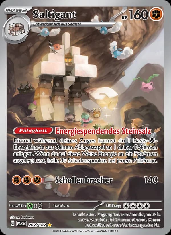 Saltigant card in German