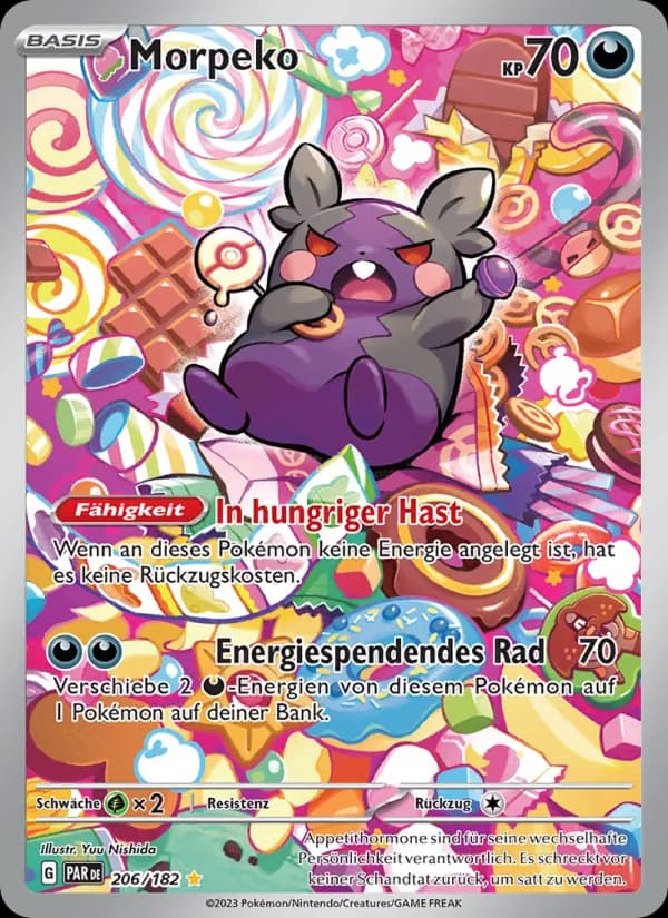 Morpeko card in German