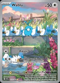 Wablu card in German