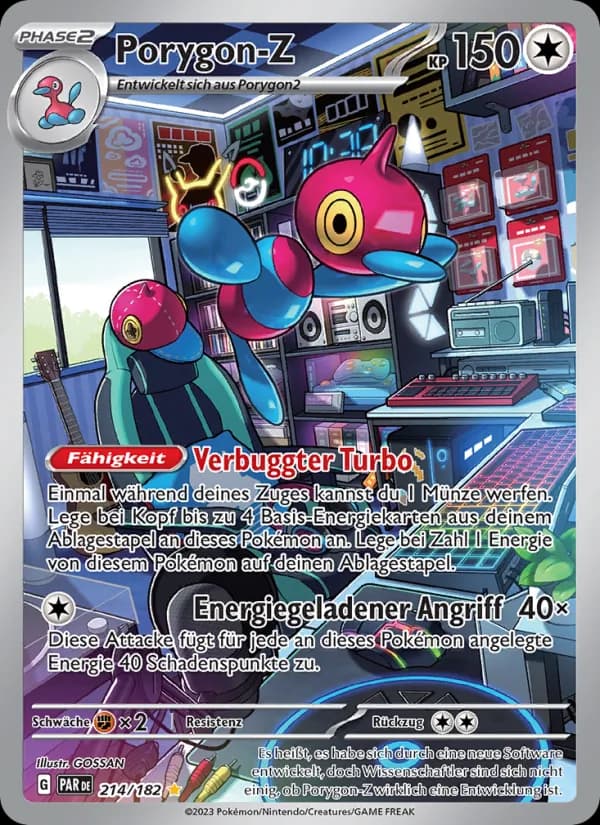 Porygon-Z card in German