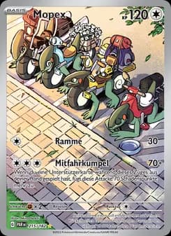 Mopex card in German