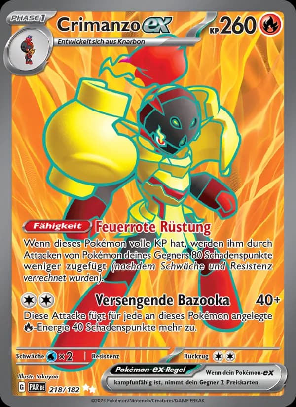 Crimanzo-ex card in German