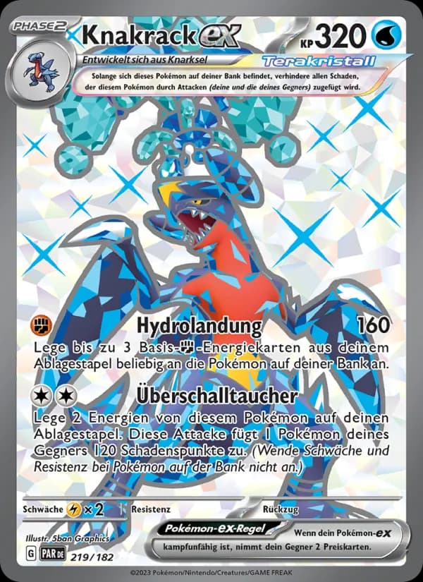 Knakrack-ex card in German