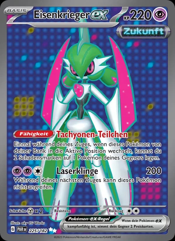 Eisenkrieger-ex card in German