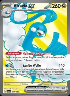 Altaria-ex card in German