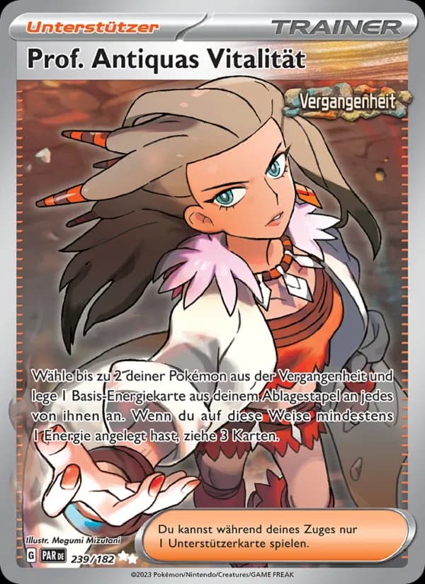 Prof. Antiquas Vitalität card in German