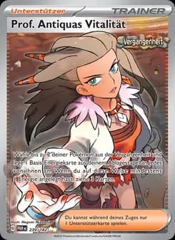 Prof. Antiquas Vitalität card in German