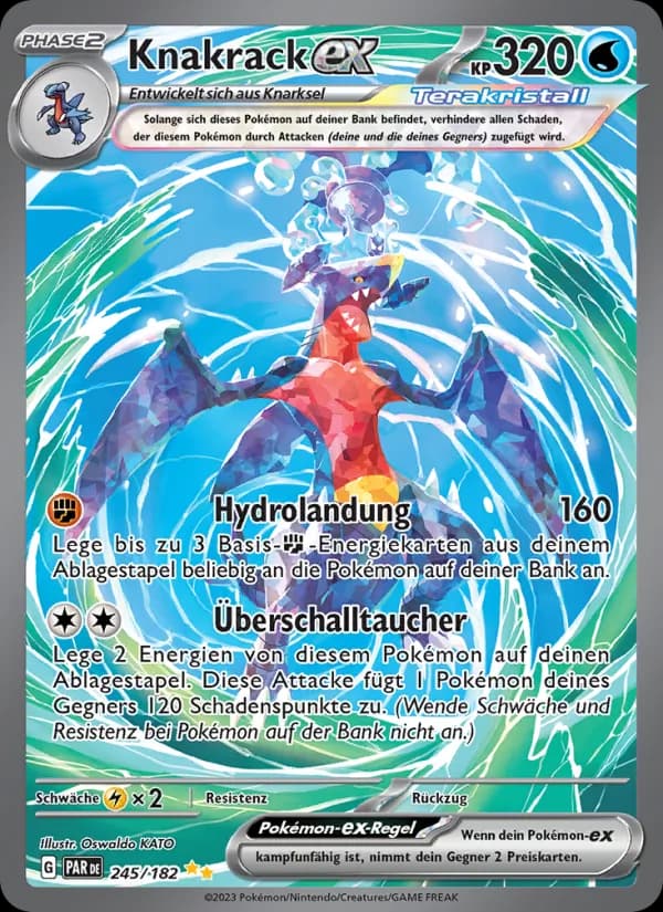 Knakrack-ex card in German