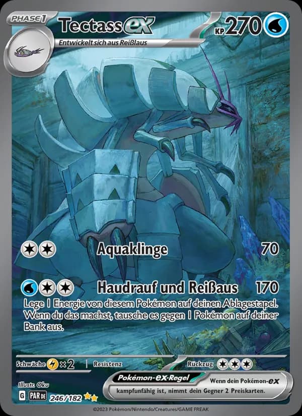 Tectass-ex card in German