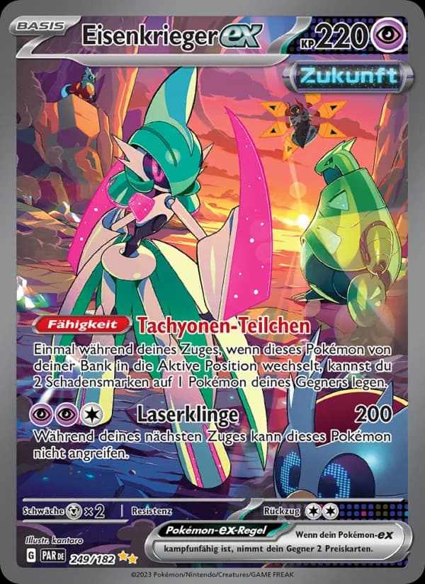 Eisenkrieger-ex card in German