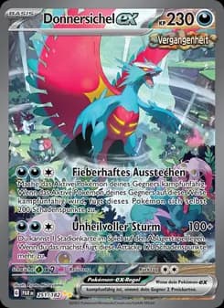 Donnersichel-ex card in German