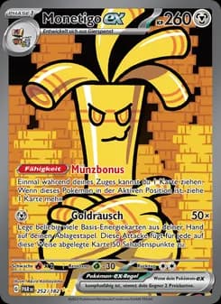 Monetigo-ex card in German