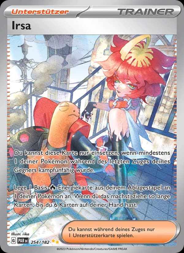 Irsa card in German
