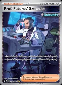Prof. Futurus' Szenario card in German