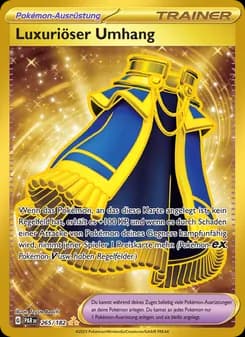 Luxuriöser Umhang card in German