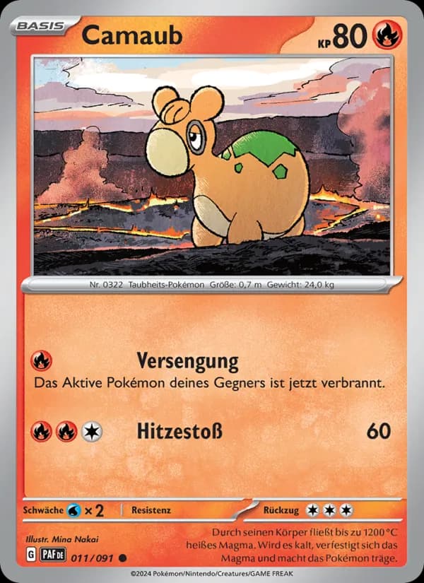 Camaub card in German