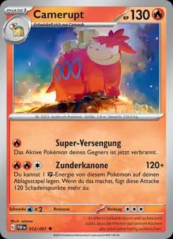 Camerupt card in German