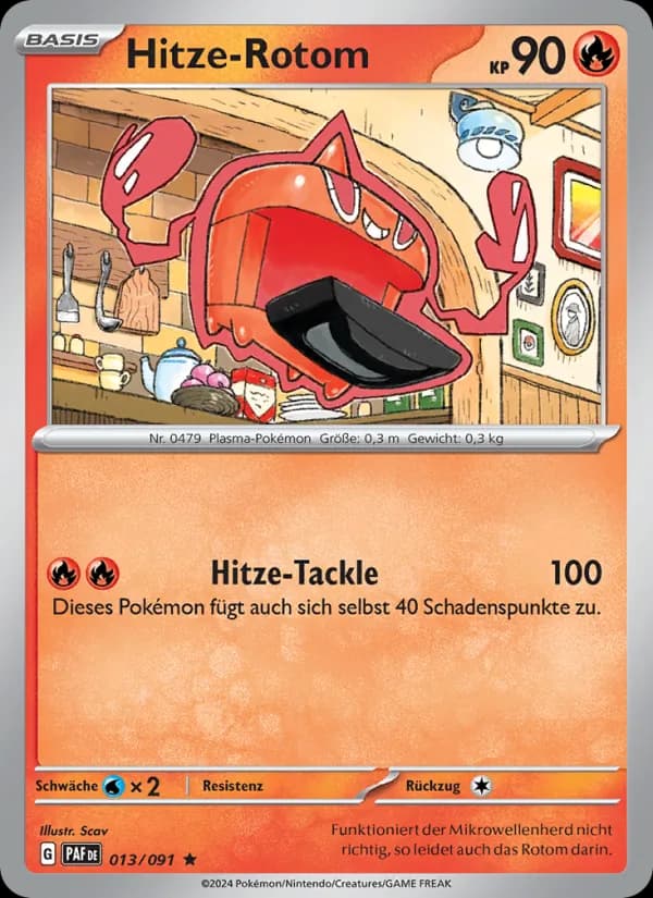 Hitze-Rotom card in German