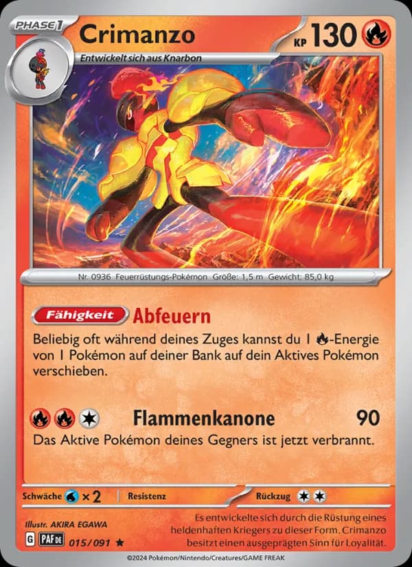 Crimanzo card in German