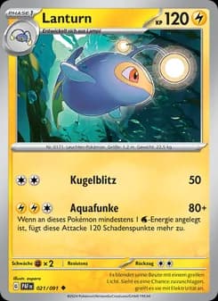 Lanturn card in German