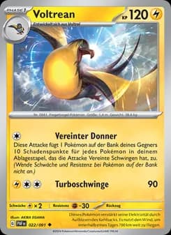 Voltrean card in German
