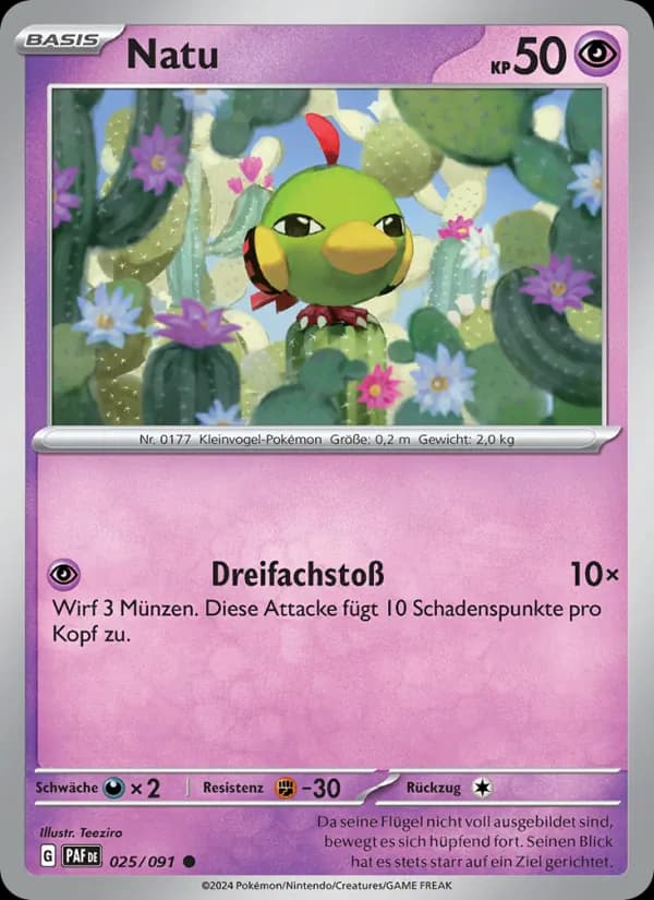 Natu card in German
