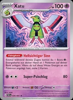 Xatu card in German