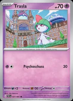 Trasla card in German