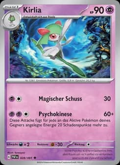 Kirlia card in German