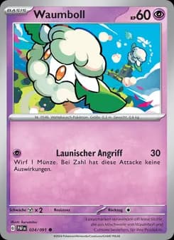 Waumboll card in German
