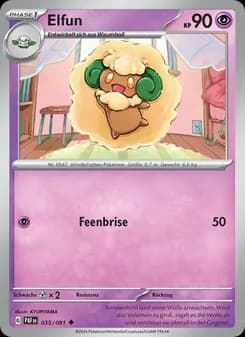 Elfun card in German