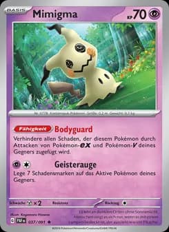 Mimigma card in German