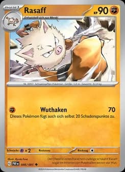 Rasaff card in German