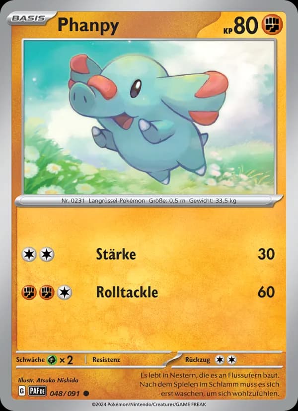 Phanpy card in German