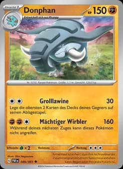 Donphan card in German