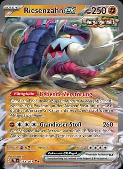 Riesenzahn-ex card in German