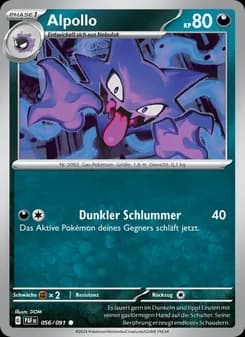 Alpollo card in German