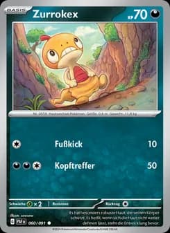Zurrokex card in German
