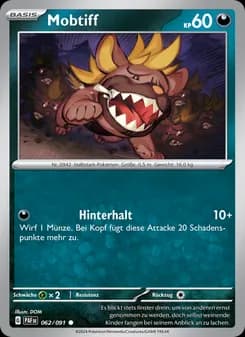 Mobtiff card in German