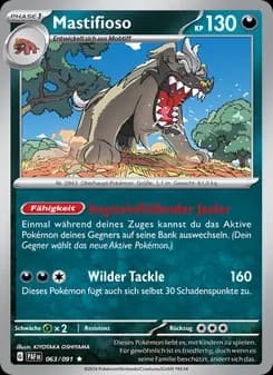 Mastifioso card in German