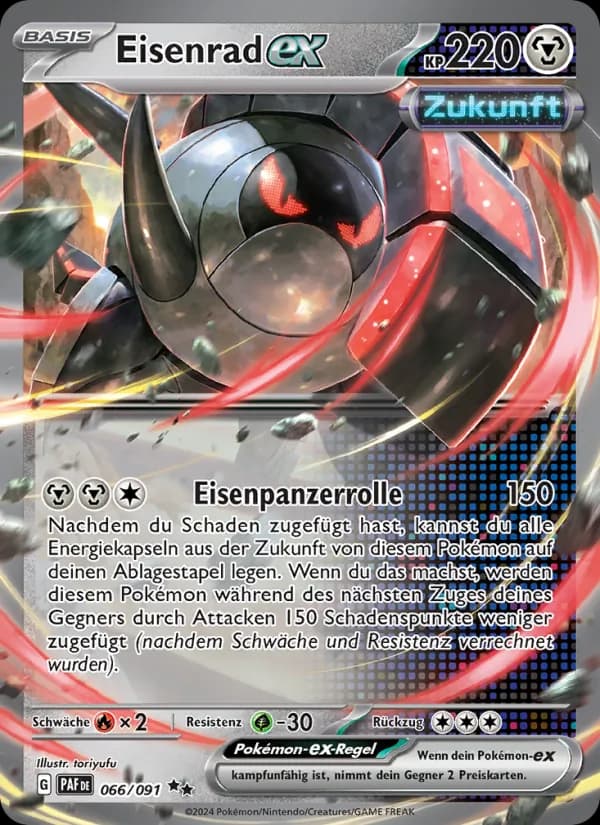 Eisenrad-ex card in German