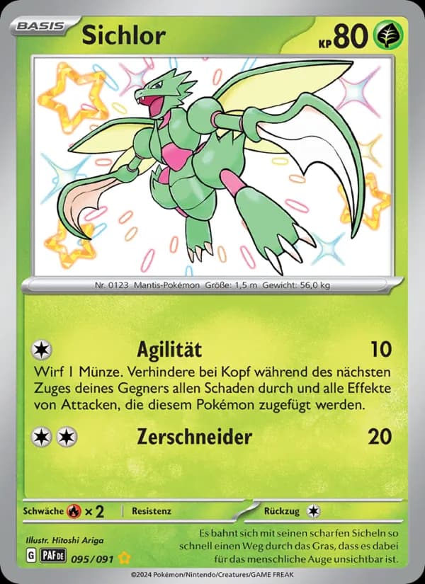Sichlor card in German