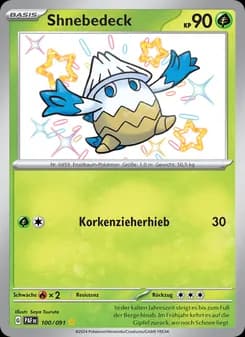Shnebedeck card in German