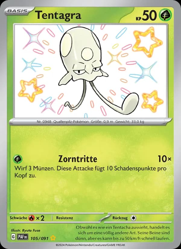 Tentagra card in German