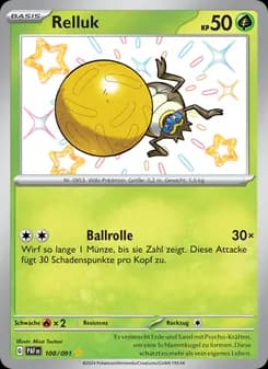 Relluk card in German