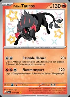 Paldea-Tauros card in German