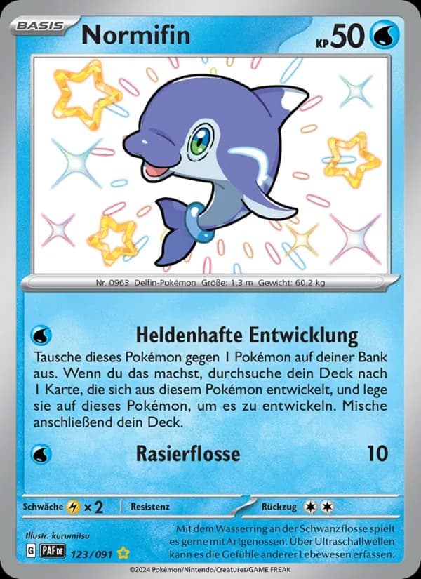 Normifin card in German